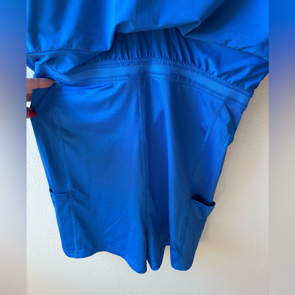 EUC All in Motion Women's Flex Strappy Exercise Dress in Royal Blue (Size:L) - Picture 4 of 12